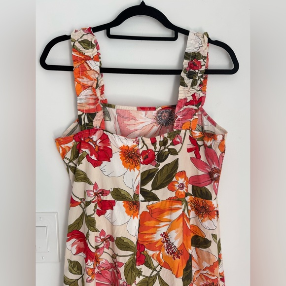 Chloe + Rene Floral Midi Dress women’s Size Medium Petite - Picture 11 of 13